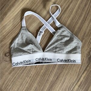 Calvin Klein Gray Bralette